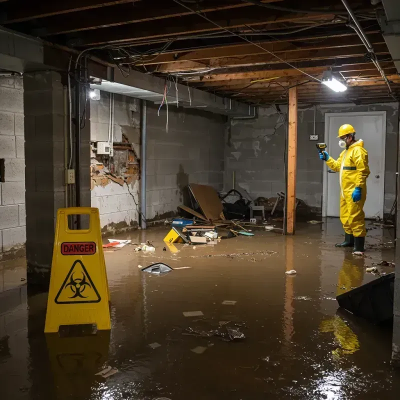 Flooded Basement Electrical Hazard in Woodhaven, NY Property